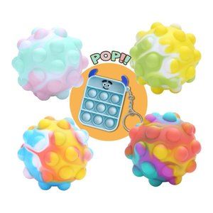 3D Pop It Ball Fidget Toys, Sensory Toys for Autistic Children Squishy Stress Ba
